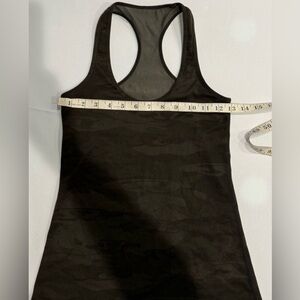 Lululemon Cool Racerback Tank Top- Dark Olive Camo